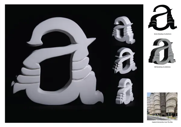 The Hive : Letterform